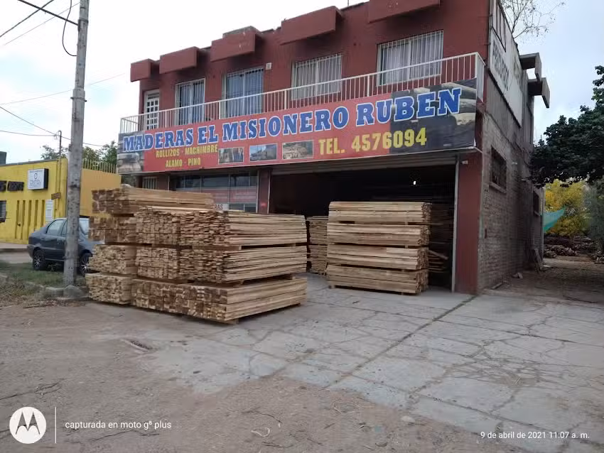 Maderas el misionero Rub&eacute;n